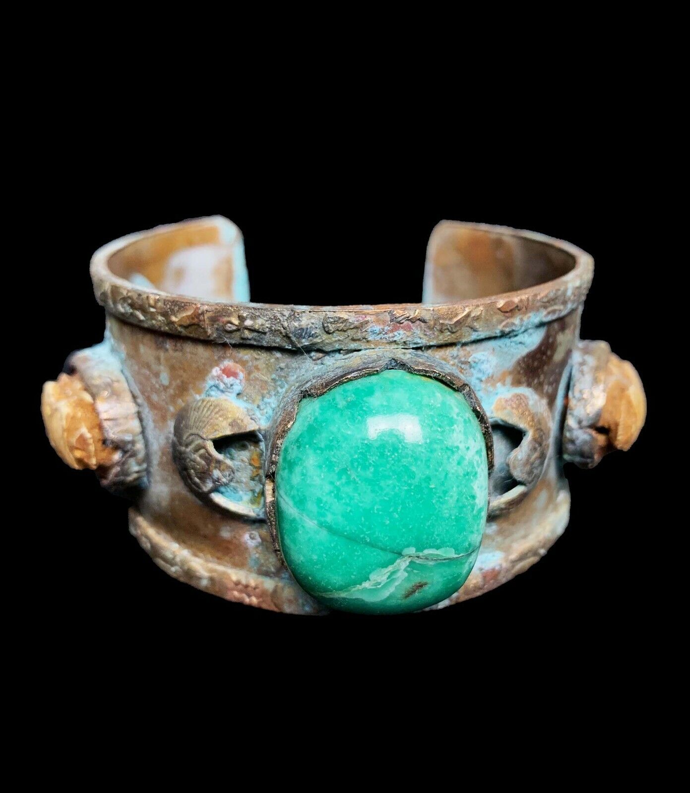 Unique Handmade Egyptian Bracelet with the Egyptian Scarab
