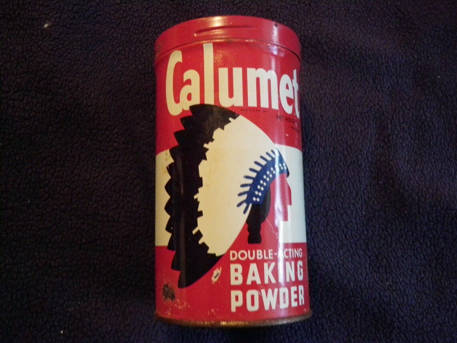 Vintage CALUMET Baking Powder Tin