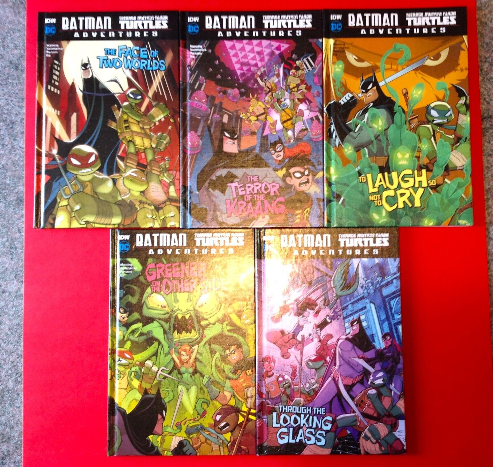 Batman Teenage Mutant Ninja Turtles Adventures Capstone DC IDW 5 Hardcovers