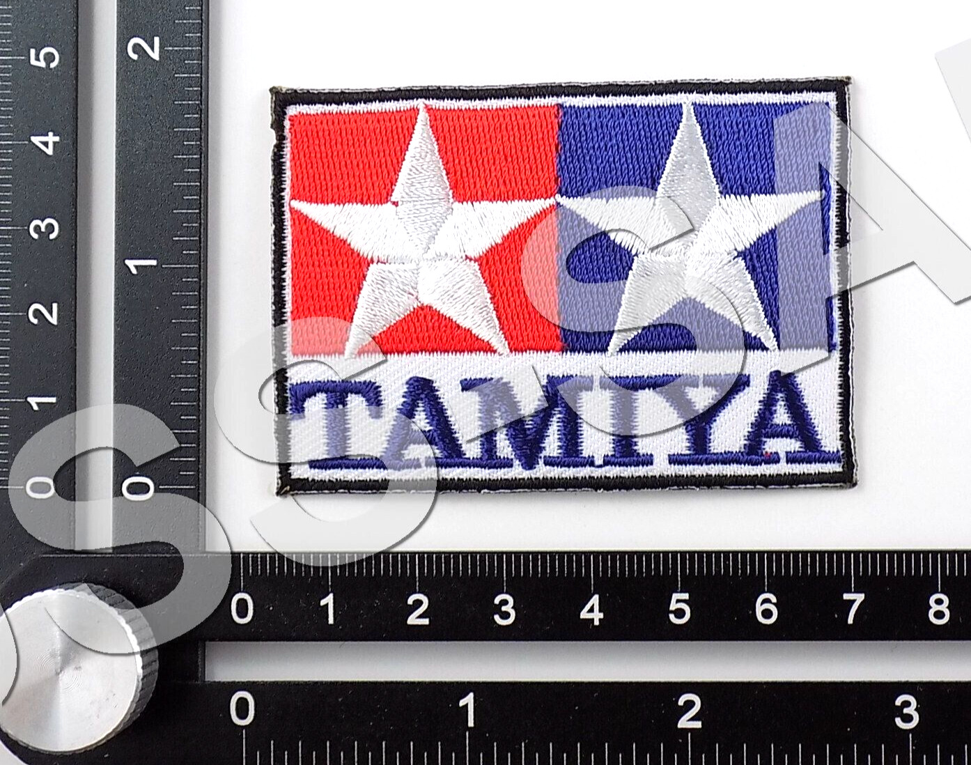 TAMIYA EMBROIDERED PATCH IRON/SEW ON ~2-5/8\'\' x 1-7/8\