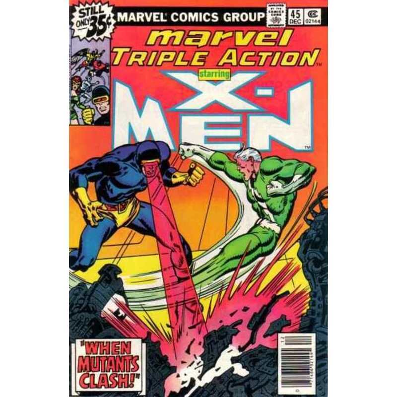 Marvel Triple Action #45 1972 series Marvel comics Fine minus [b&