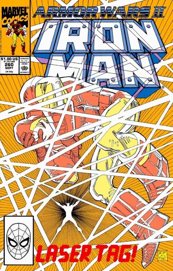Iron Man (1968) #260 Direct Market VF. Stock Image