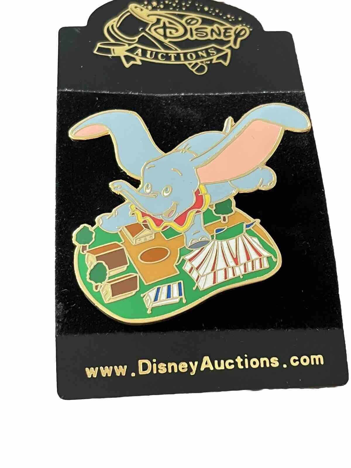 RARE DISNEY AUCTIONS PIN DUMBO FLIES OVER CIRCUS LE 250 NOC