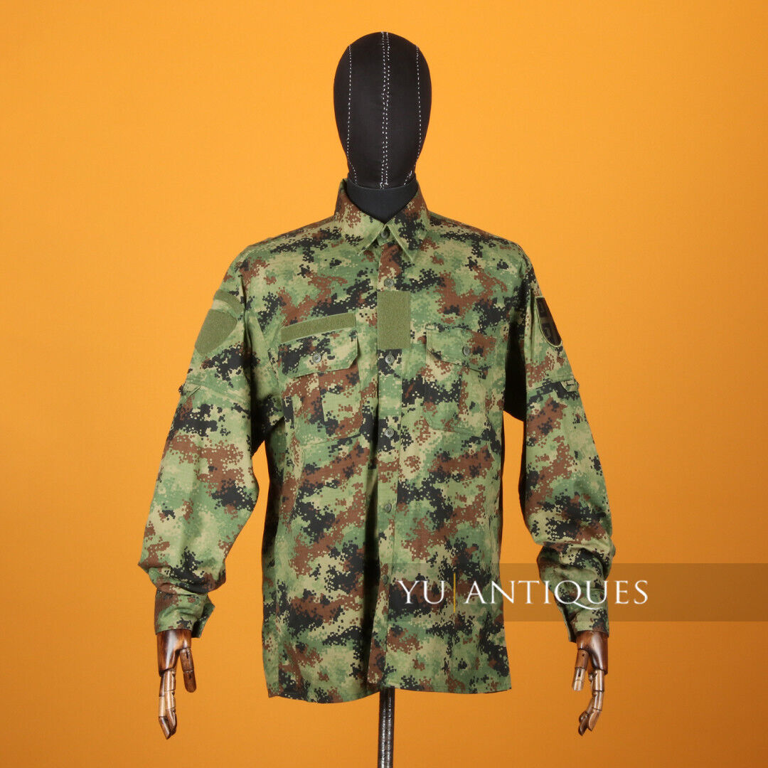 Serbia Army Ground Armed Forces M10 Digital Pattern Camouflage Shirt M L XL