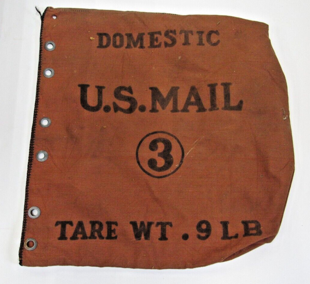 VINTAGE DOMESTIC MAIL US Mail BAG  Postal Worker  MAILMAN #3 HN-2