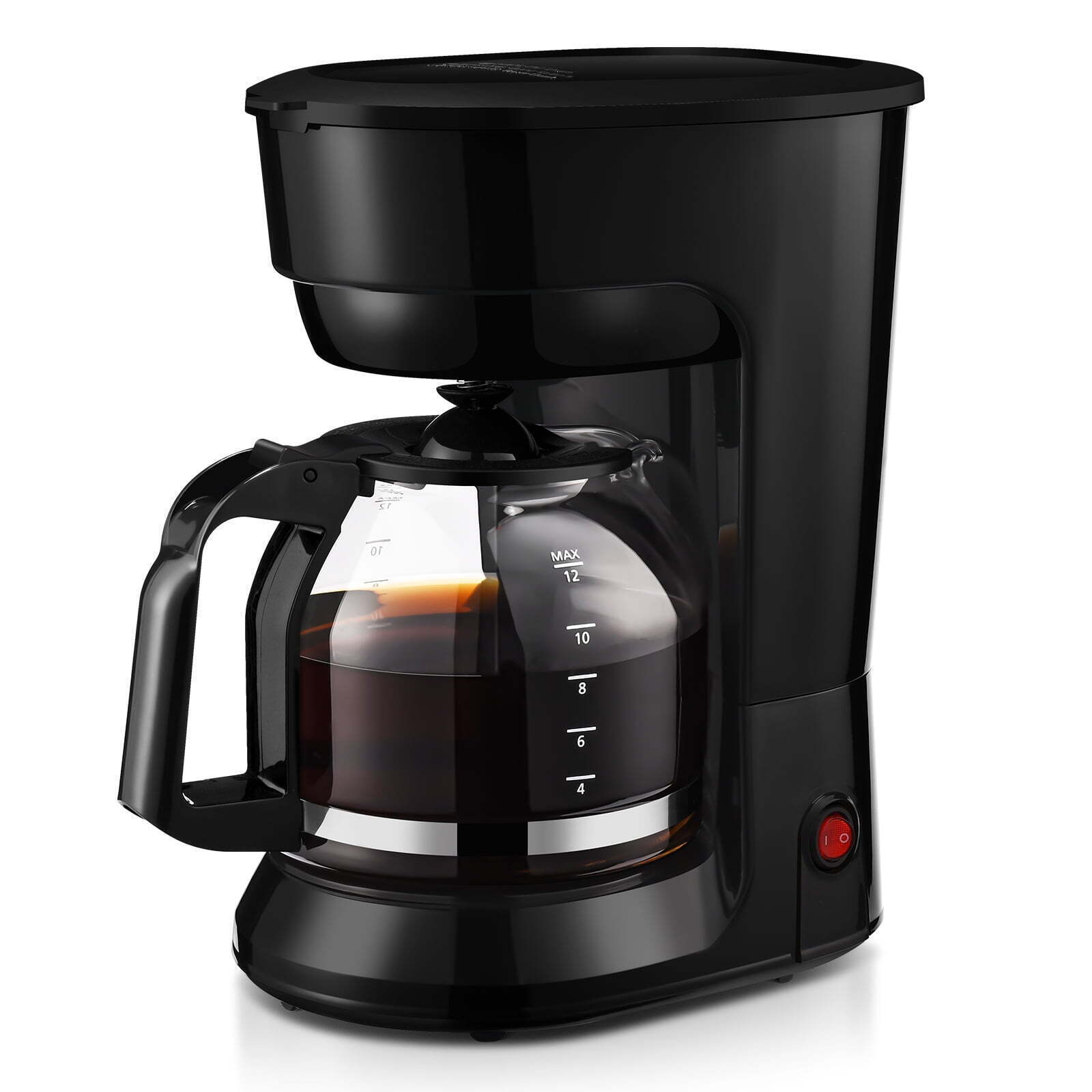 Hot！Mainstays 12 Cup Coffee Maker Black, Drip Coffee Maker