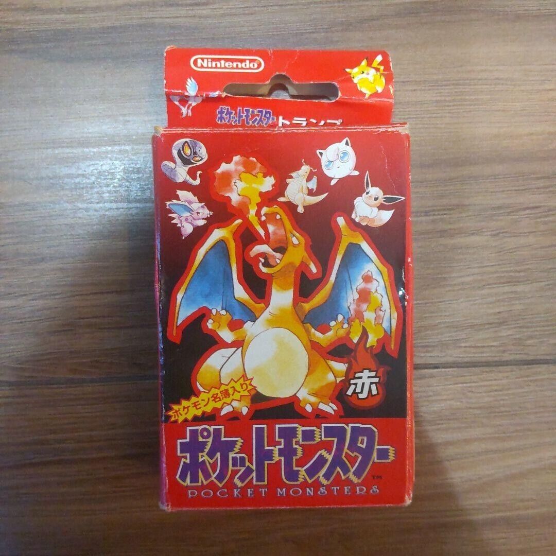 Nintendo Pokemon Poker Playing Cards 1996 Red Charizard Deck send from Tokyo JP