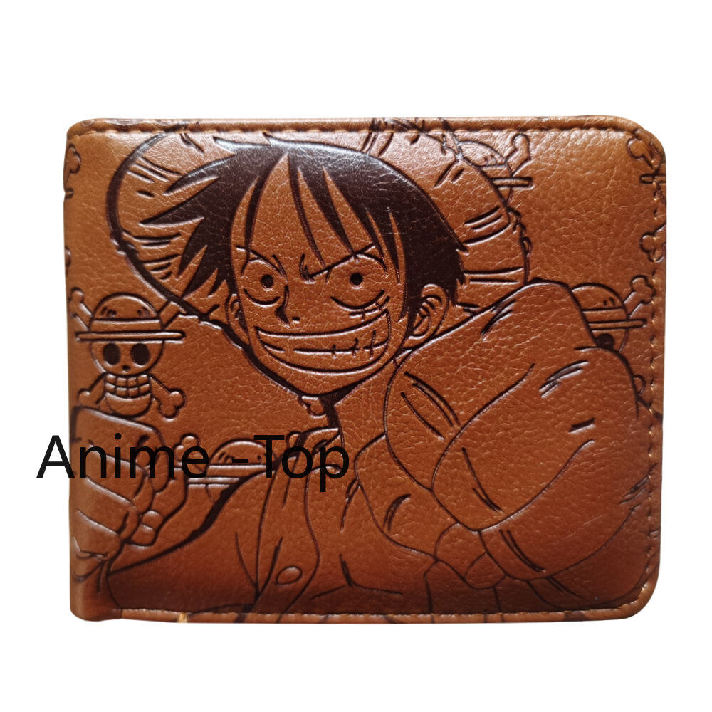 Pop Cartoon Wallet PU Leather Wallet Fans Souvenir Wallet Brown