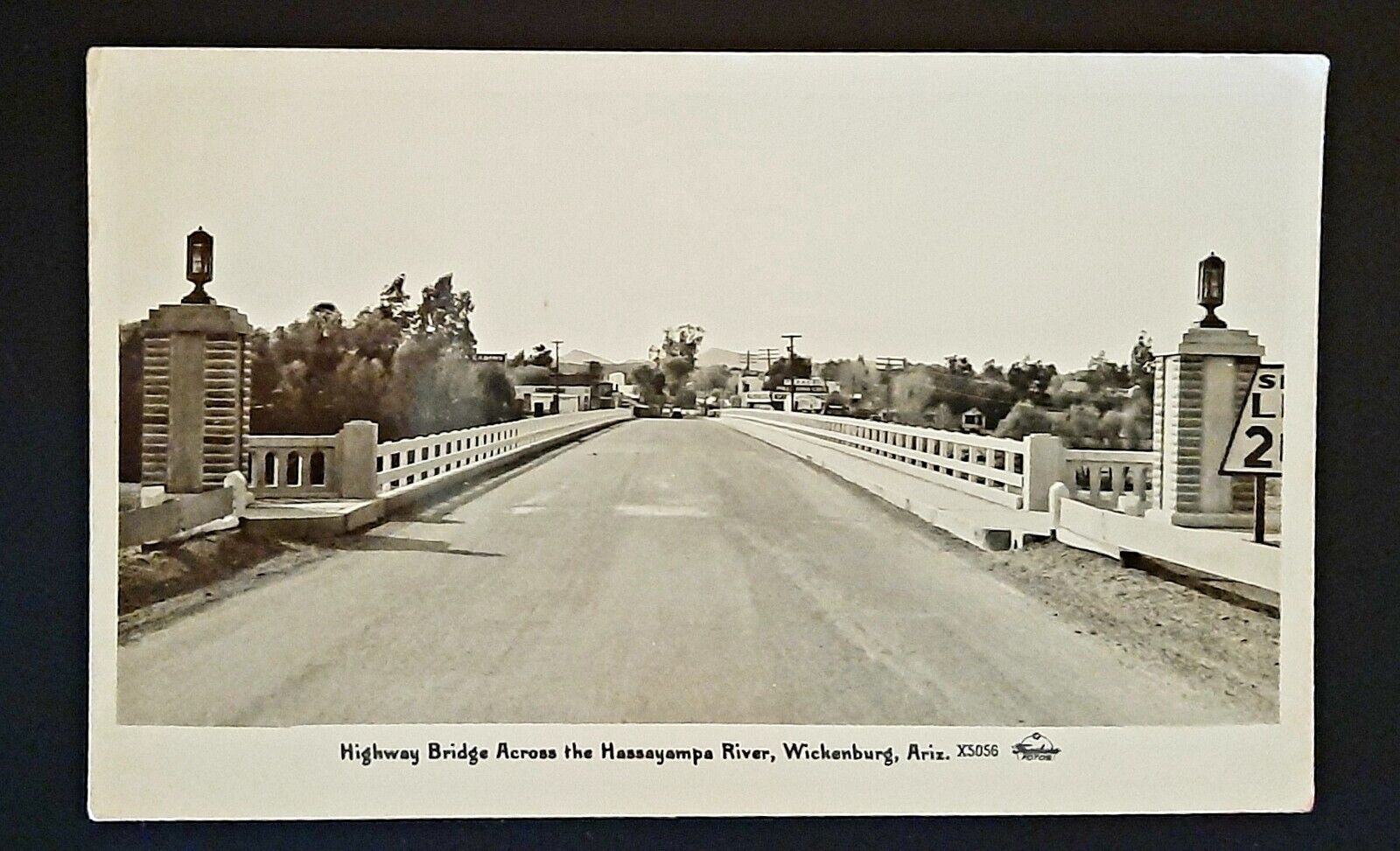 Bridge Across Hassayampa River Wickenberg, Arizona Frasher Fotos Postcard 1940s