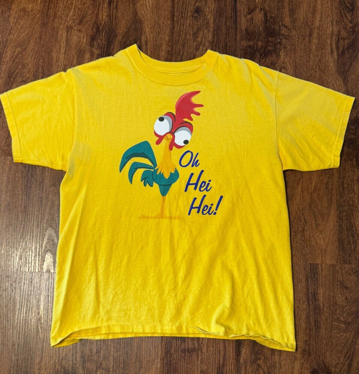 YOUTH  Disney Yellow Moana Hei Hei T-shirt size Child XL