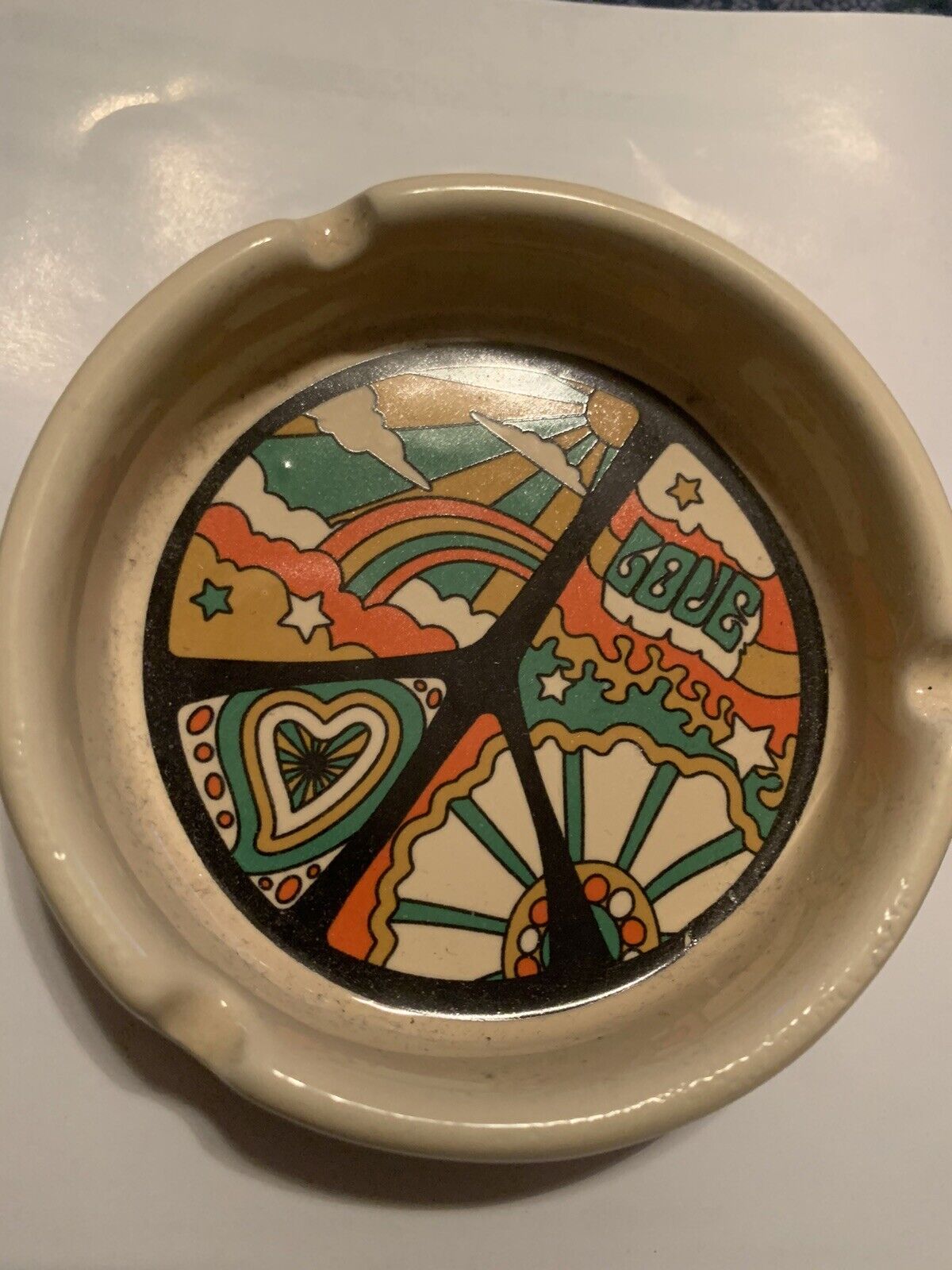 ashtray vintage ceramic
