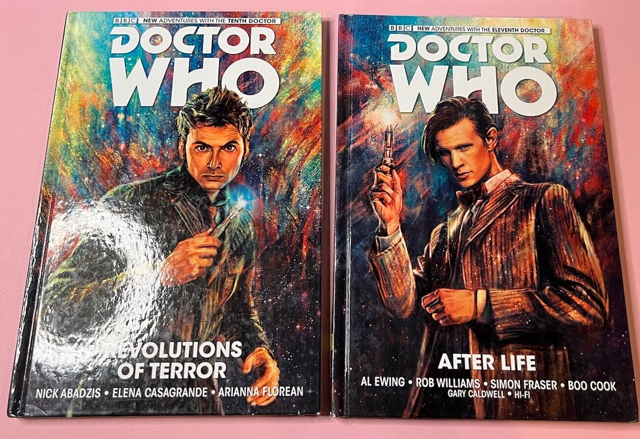 Lot of 2 - Doctor Who HB Graphic Novels Vol. 1-2/ BBC/ 10th & 11th Doctors