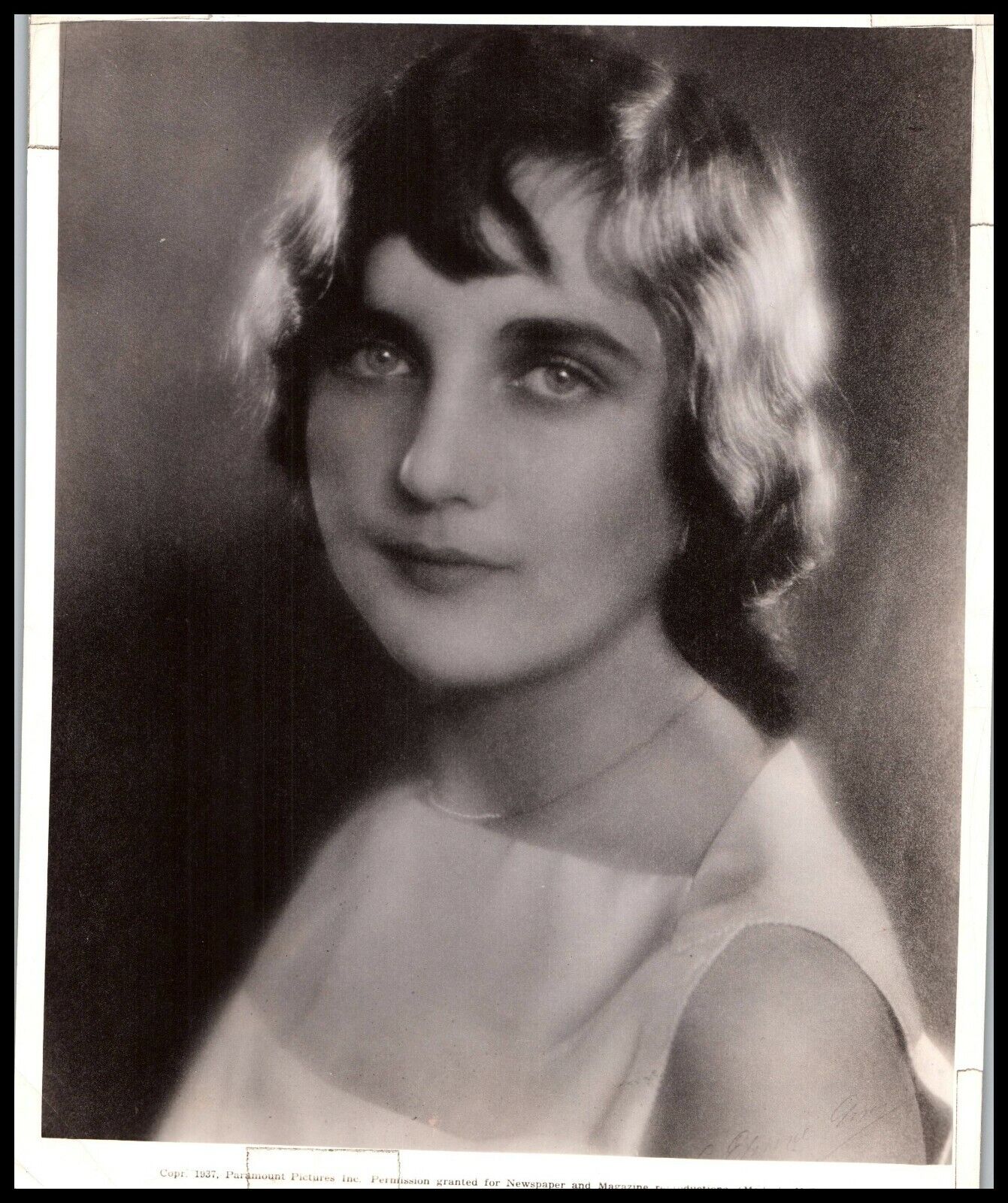Exquisite Beauty Carole Lombard Original 1937 Art Deco High AGE 11  PHOTO 491