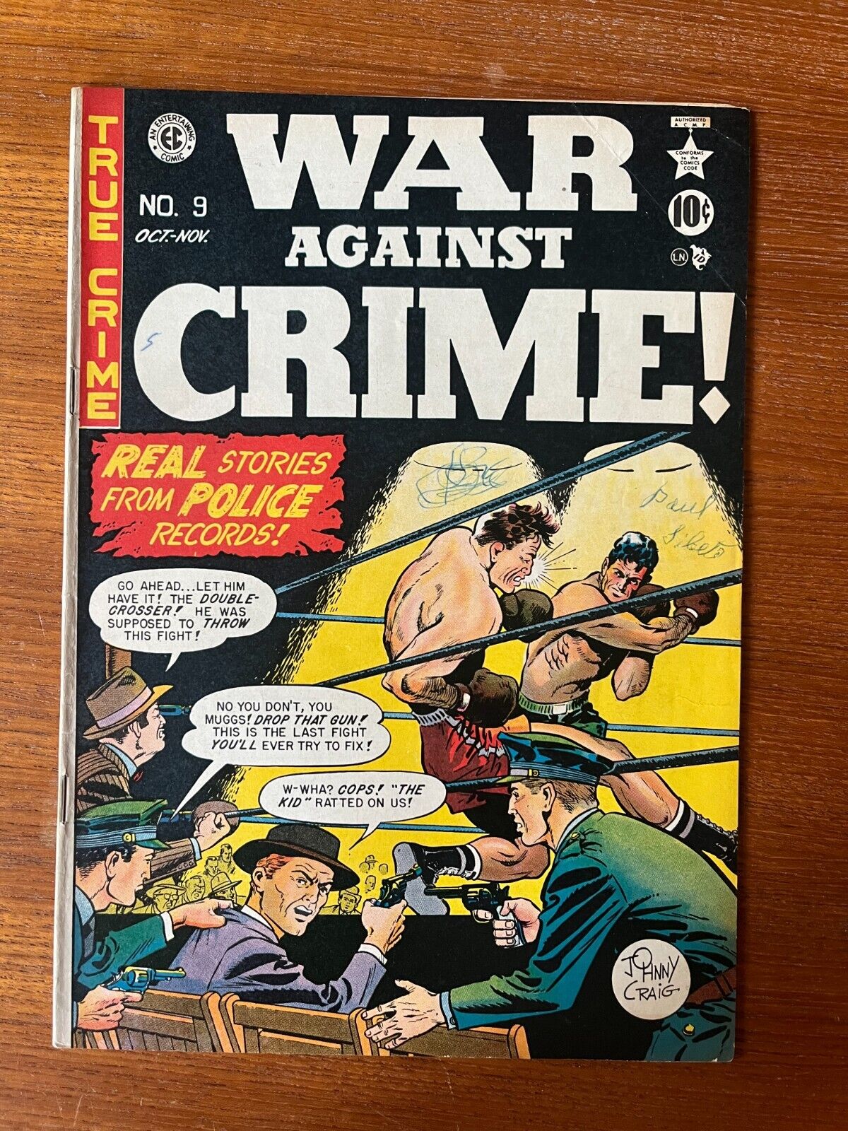 EC Comics War Against Crime 9