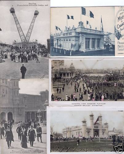 FRANCO EXHIBITION 1908 LONDON 90 Postcards pre-1940 (L4172)