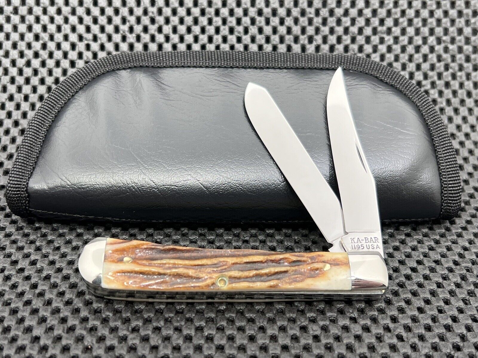 KA-BAR STAG TRAPPER KNIFE