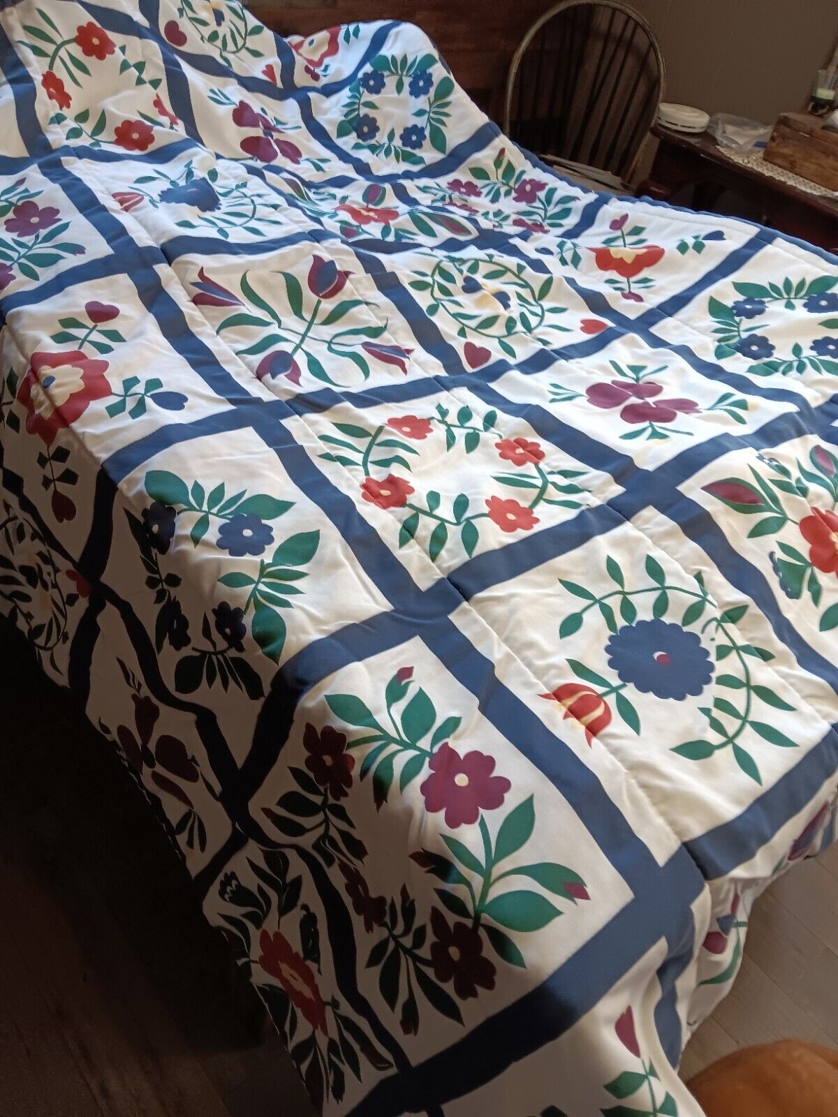 Vintage Amish Style Store Bought Quilt