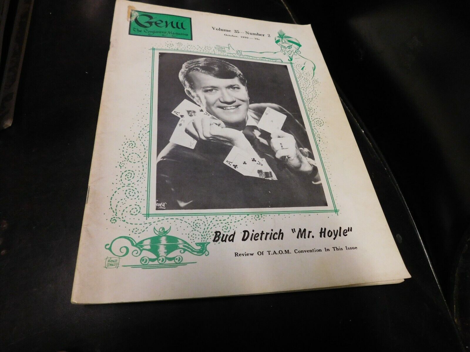 Genii Conjurors' Magic Magazine Magician Bud Dietrich Mr Hoyle October 1970