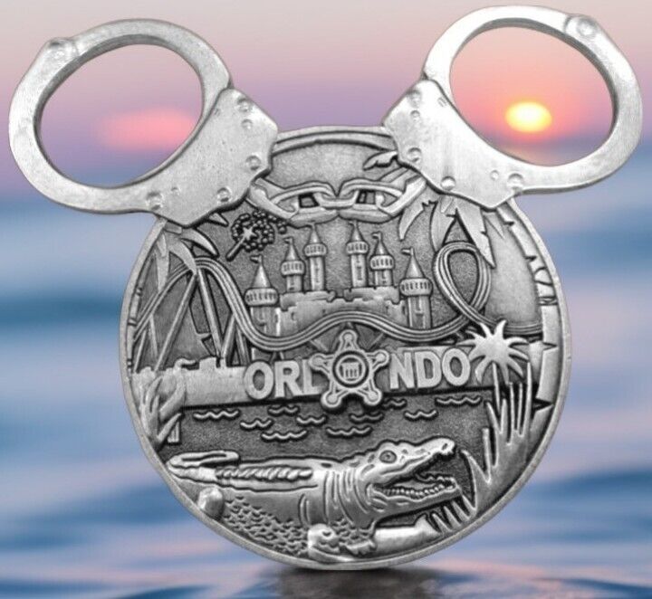 RARE USSS Secret Service Orlando Field Office Mickey Gift Coin Disney Lover Gift