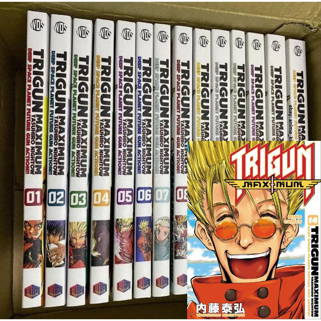 Manga Trigun Maximum Vol 1-14 End Complete Set by Ysuhiro Nightow English
