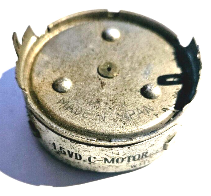 Vintage Unbranded Made in Japan 1.5 VD C Clock Motor W111