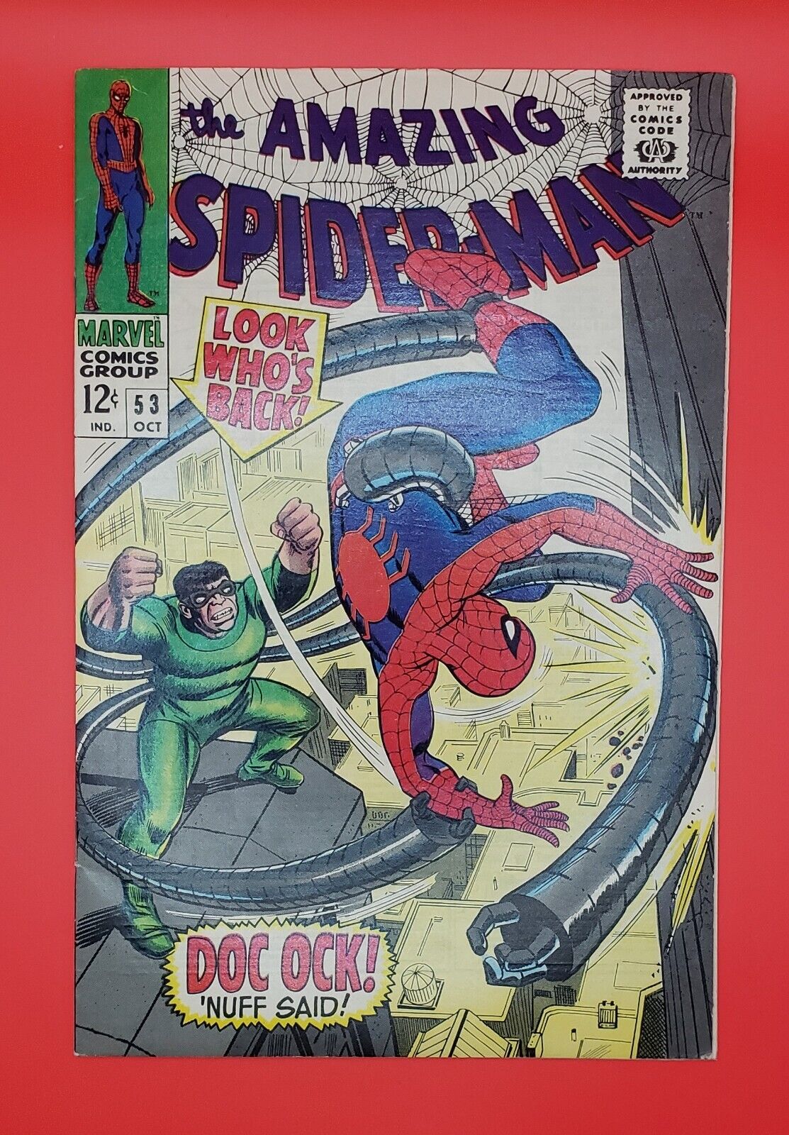 Amazing Spider-Man #53 VF/VF+ Doctor Octopus Appearance 🔑 Peter & Gwen 1st Date