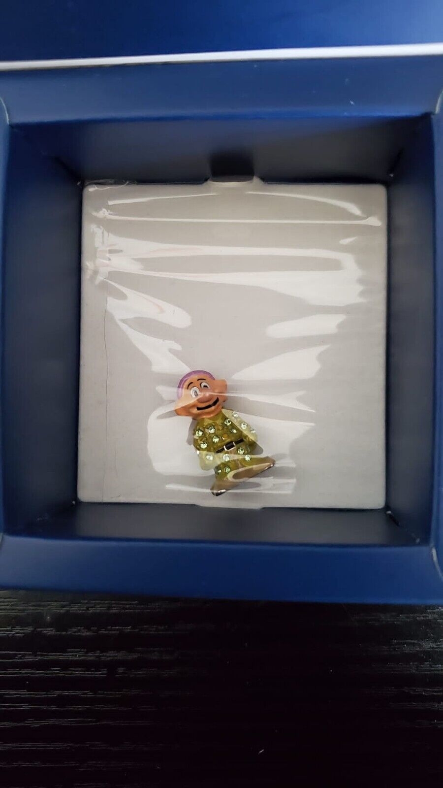 Disney Parks Arribas Brothers Swarovski® Crystal Jeweled Mini Figurine Dopey
