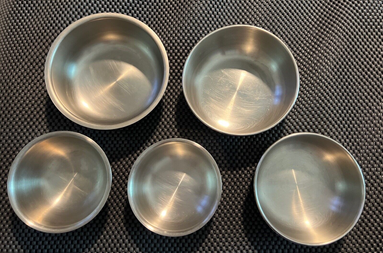 Vintage Vollrath Stainless Steel Bowls Lot Of 5 Bowls