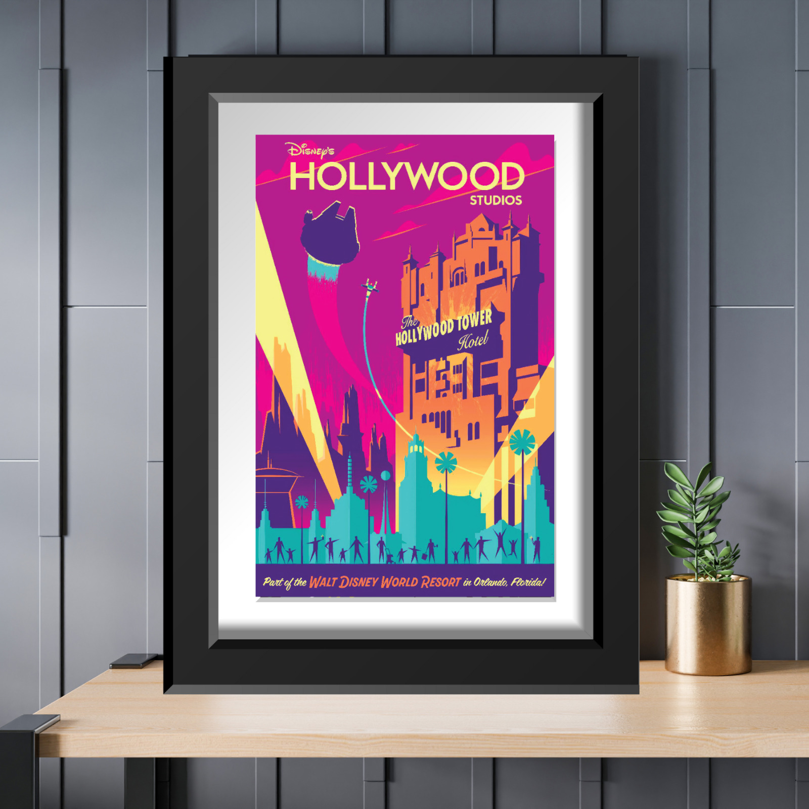Walt Disney World Hollywood Studios 40th Tower of Terror  Poster Print