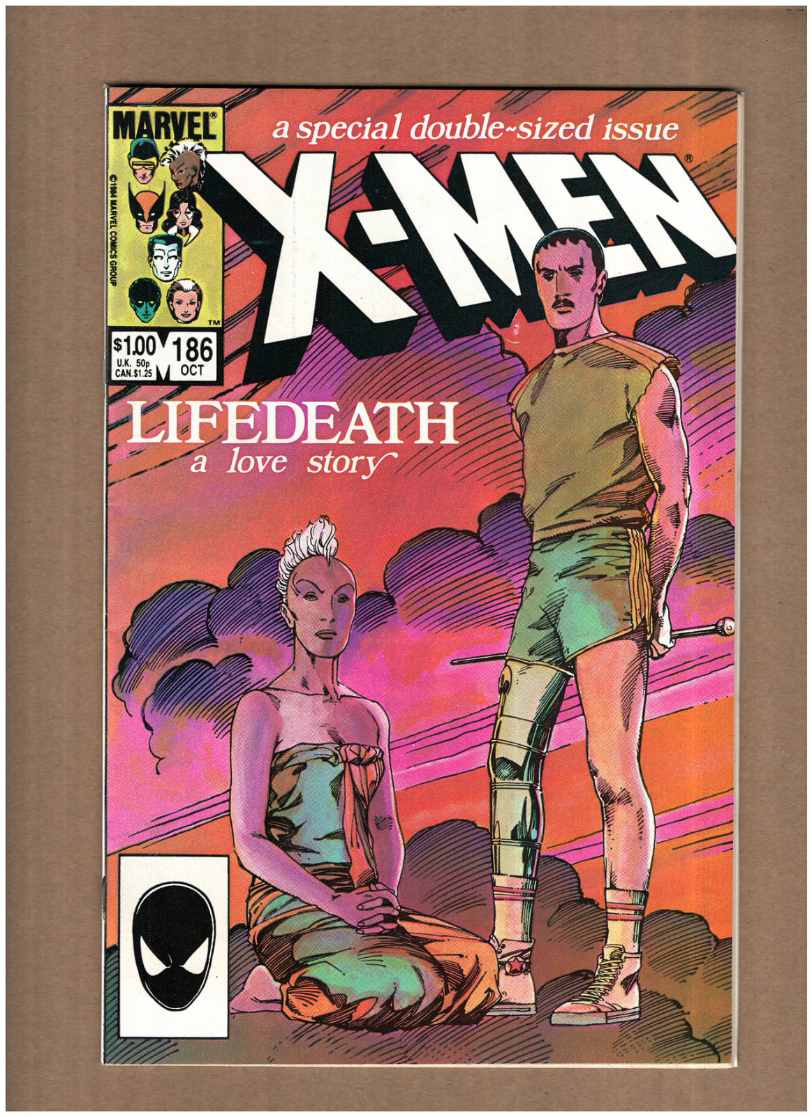 Uncanny X-Men #186 Marvel 1984 LifeDeath FORGE STORM Barry Windsor-Smtih VG/FN