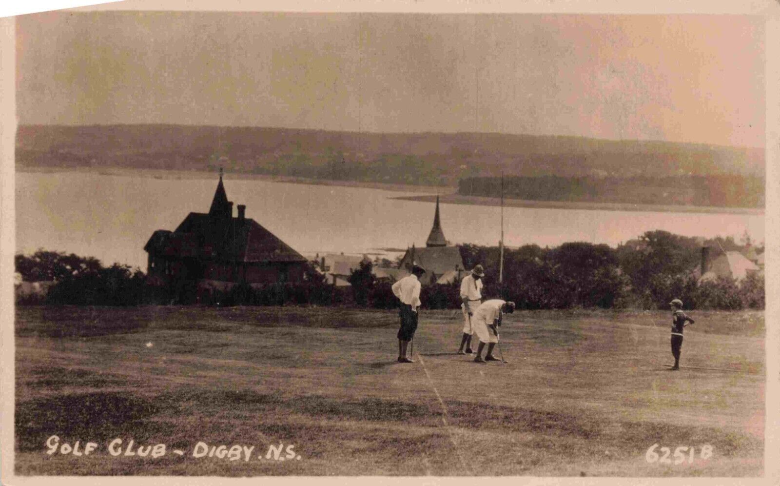 Golf Club Digby Nova Scotia Canada Postcard 62518 Vtg 9422