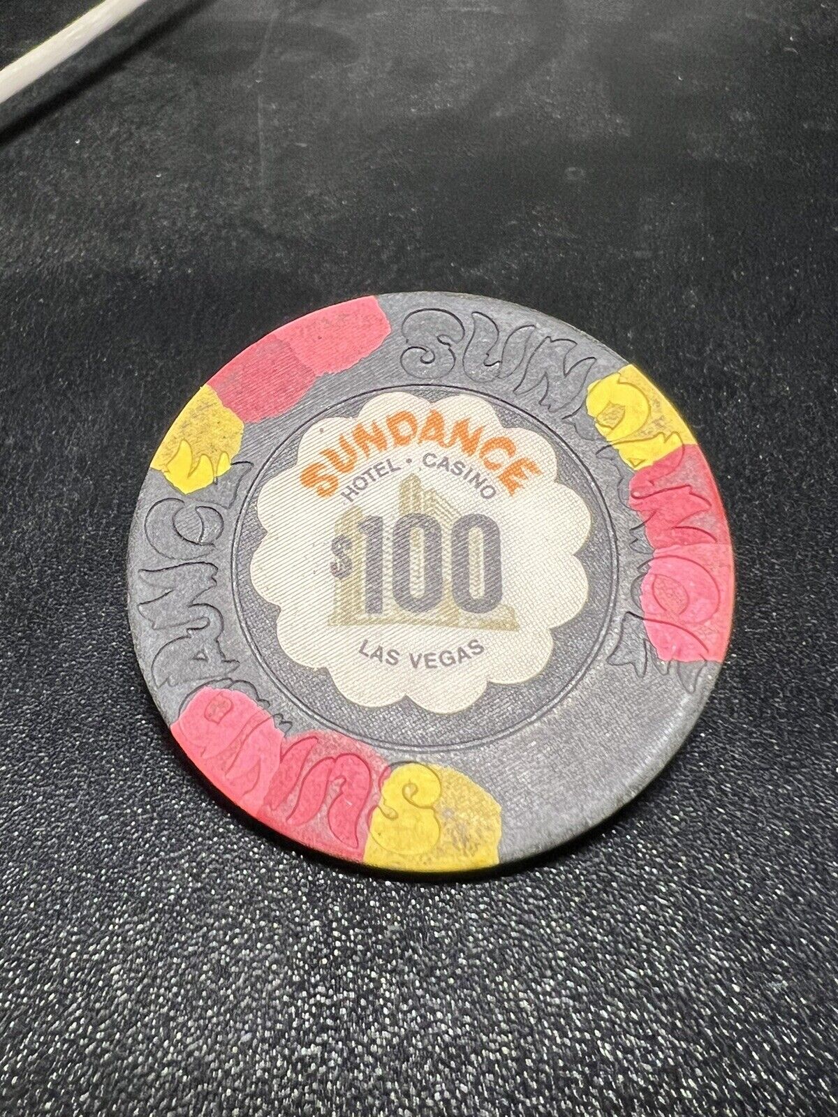 $100 sundance casino chip las vegas nevada obsolete Table Played super rare