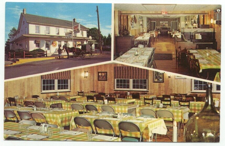 Brownstown PA ~ Brownstown Restaurant Postcard ~ Pennsylvania