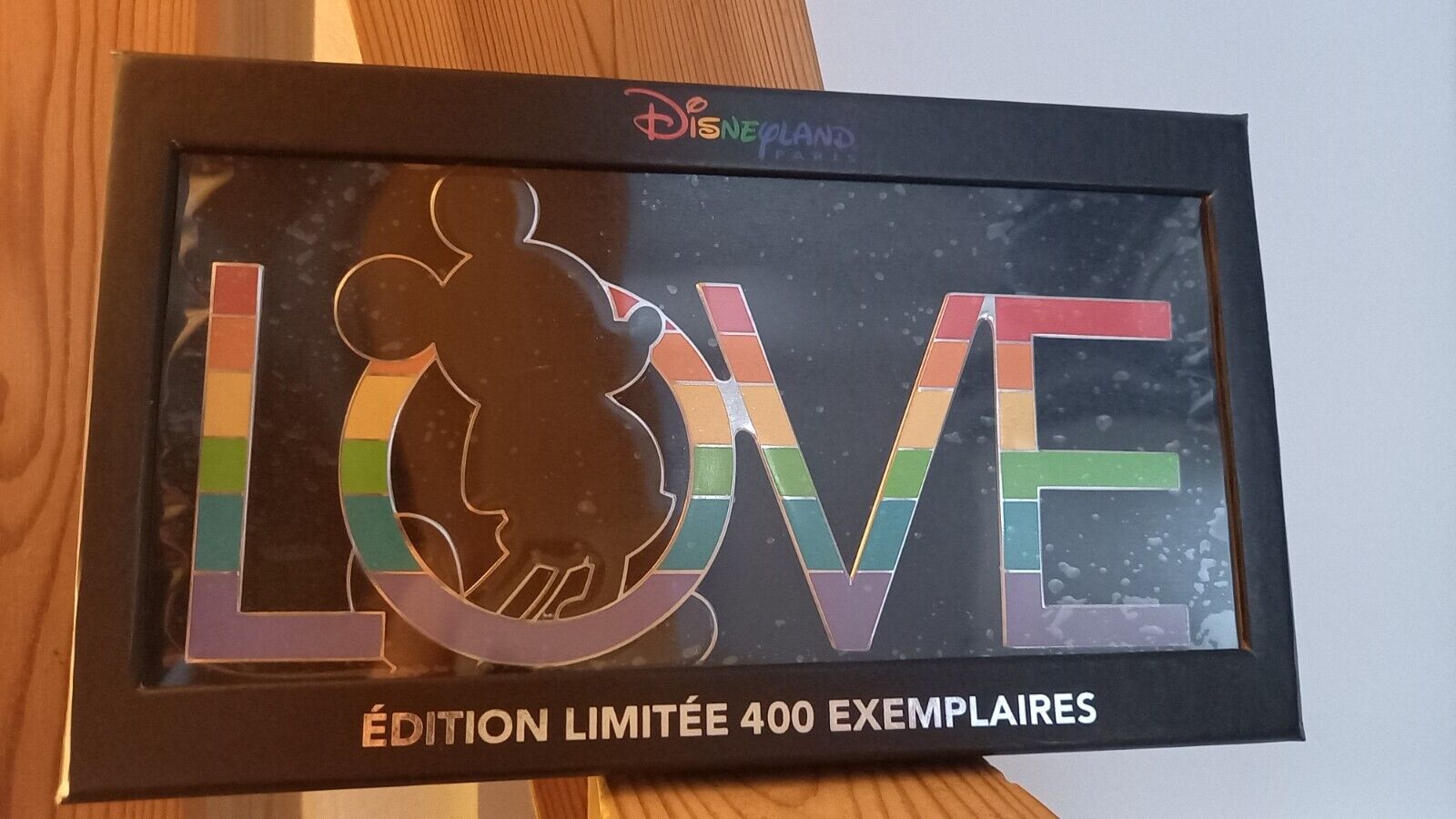 Rainbow Mickey / Pride 2023 Jumbo Pin - EL 400 / Disneyland Paris DLP