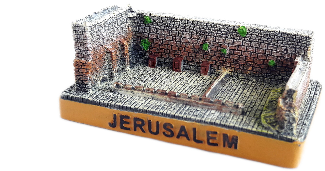 Small Model / Statue Holyland Miniature Israel Western Wall \