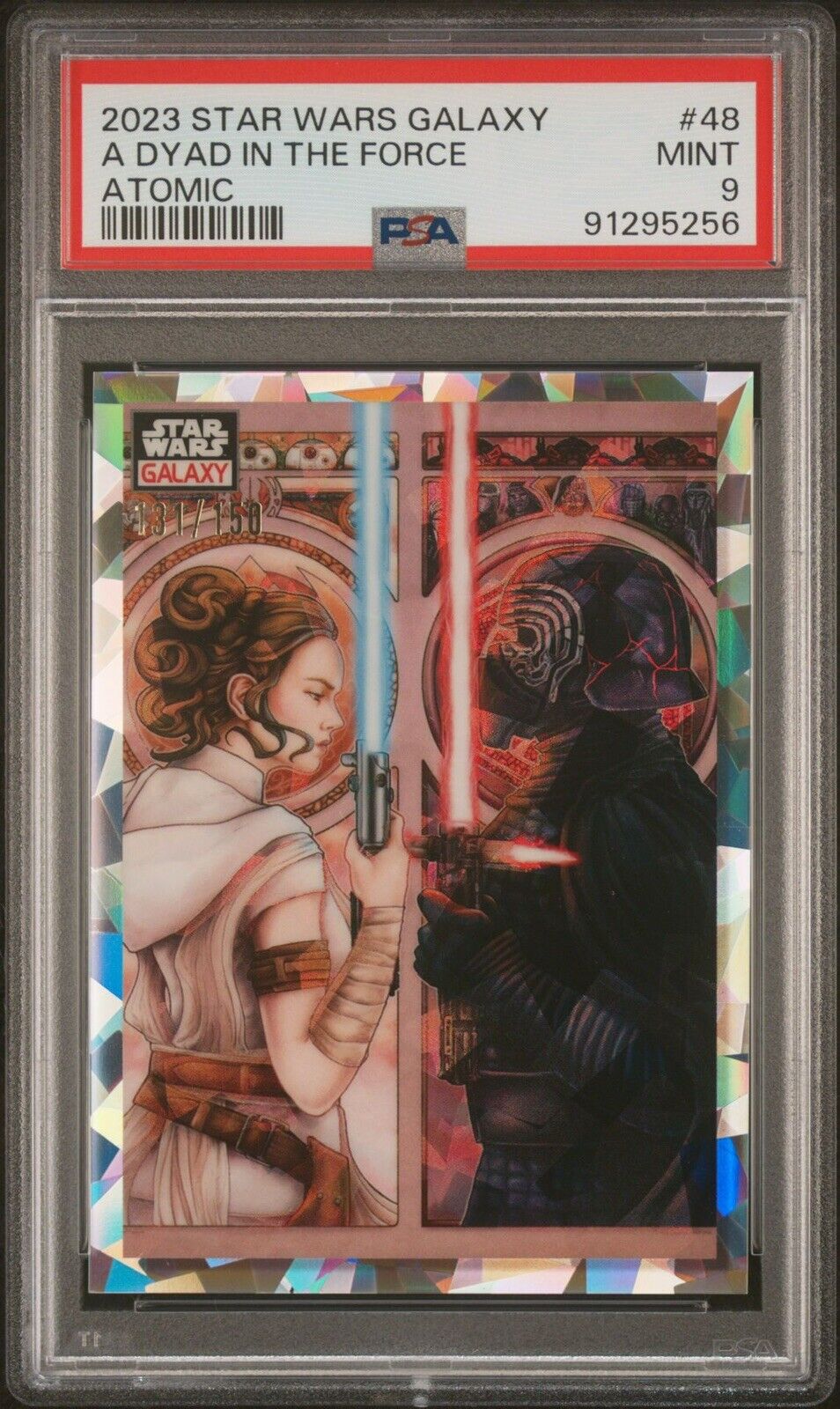 2023 Topps Star Wars Galaxy A Dyad In the Force ATOMIC PSA 9 💎
