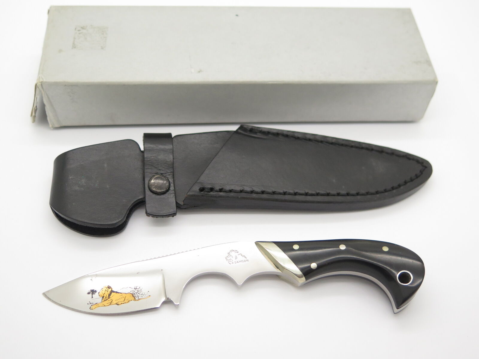 Vtg \'80s Pacific Cutlery Balisong Hattori Samson Seki Japan Small Fixed Knife