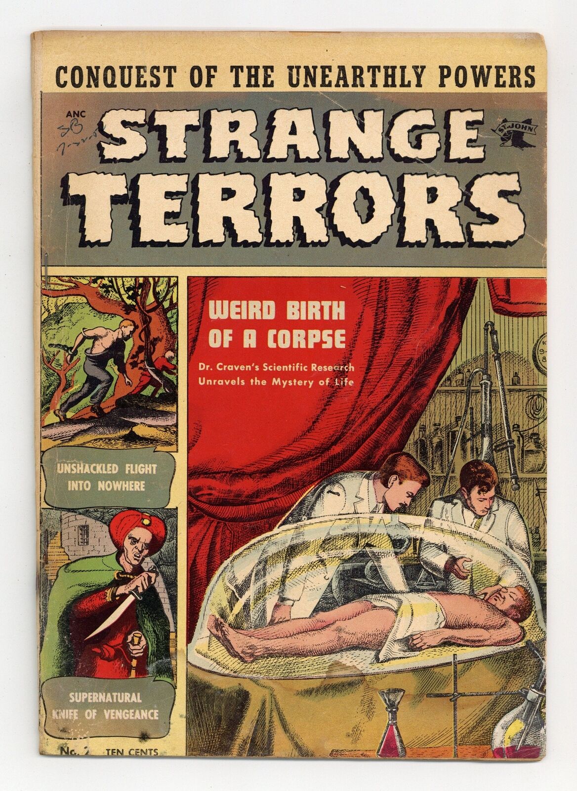Strange Terrors #2 FR/GD 1.5 1952