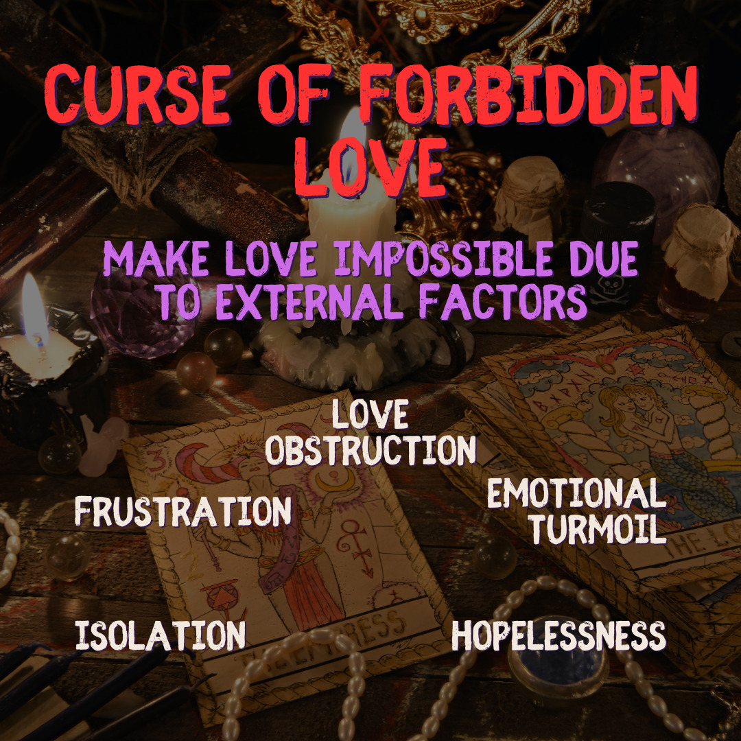 Curse of Forbidden Love - Make Love Impossible | Powerful Black Magic Love Curse