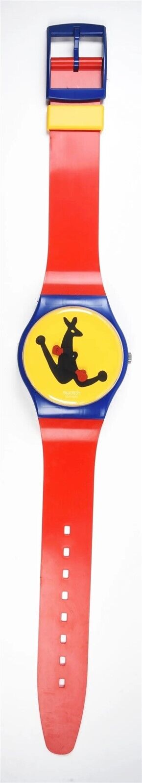 HUGE Swatch Watch BOXING Kangaroo MAXI MGN163 Wall Clock 83