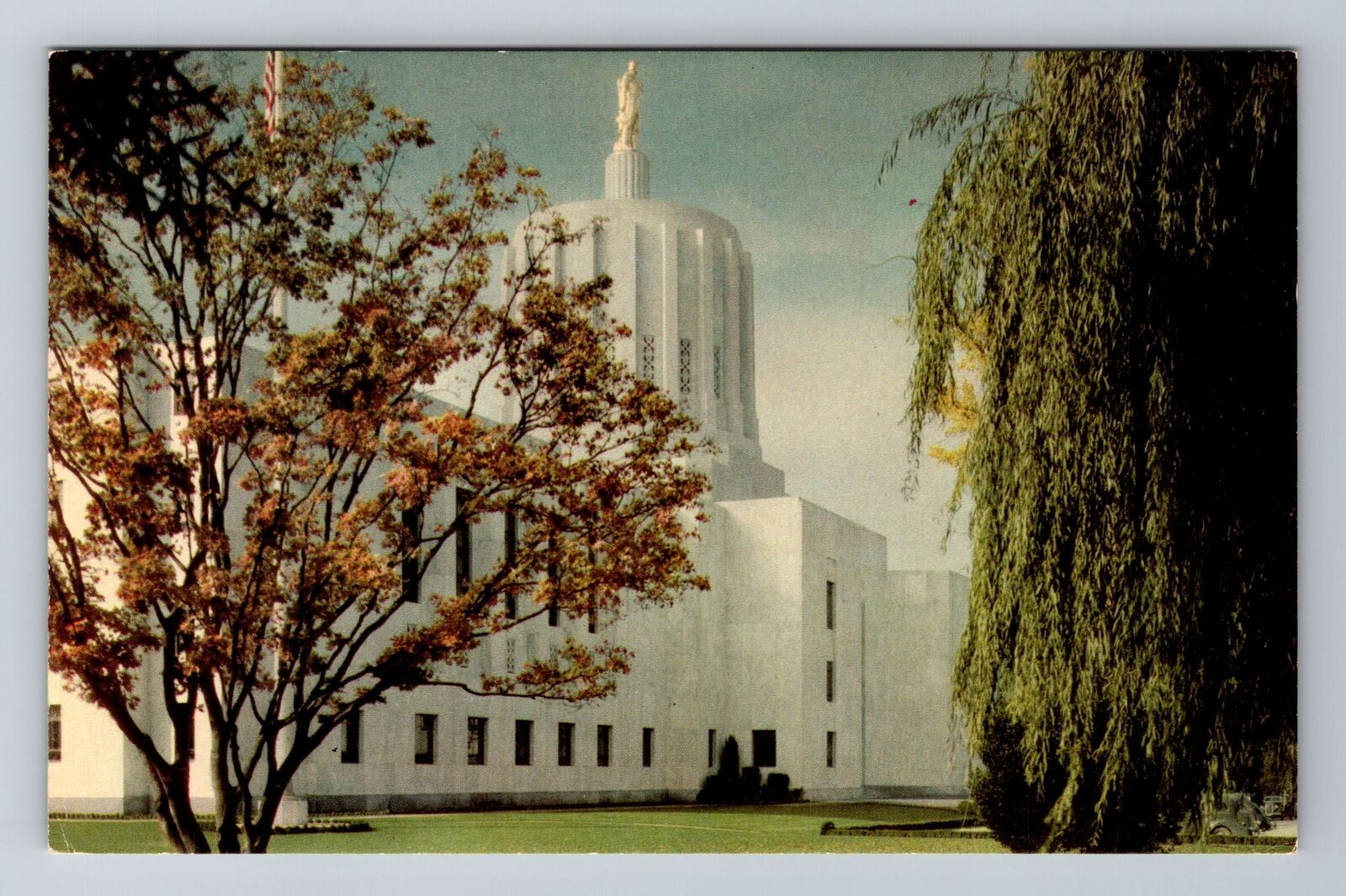 Salem OR-Oregon, State Capitol, Antique, Vintage Souvenir Postcard