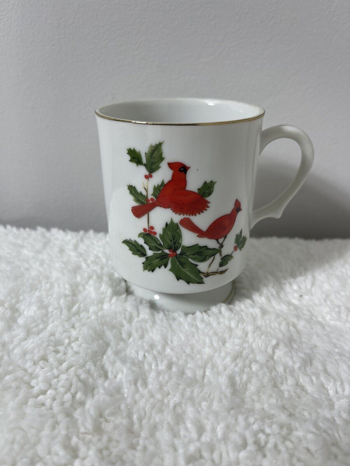 Lefton China #06806 Cardinal Mug Cup Vintage 1988