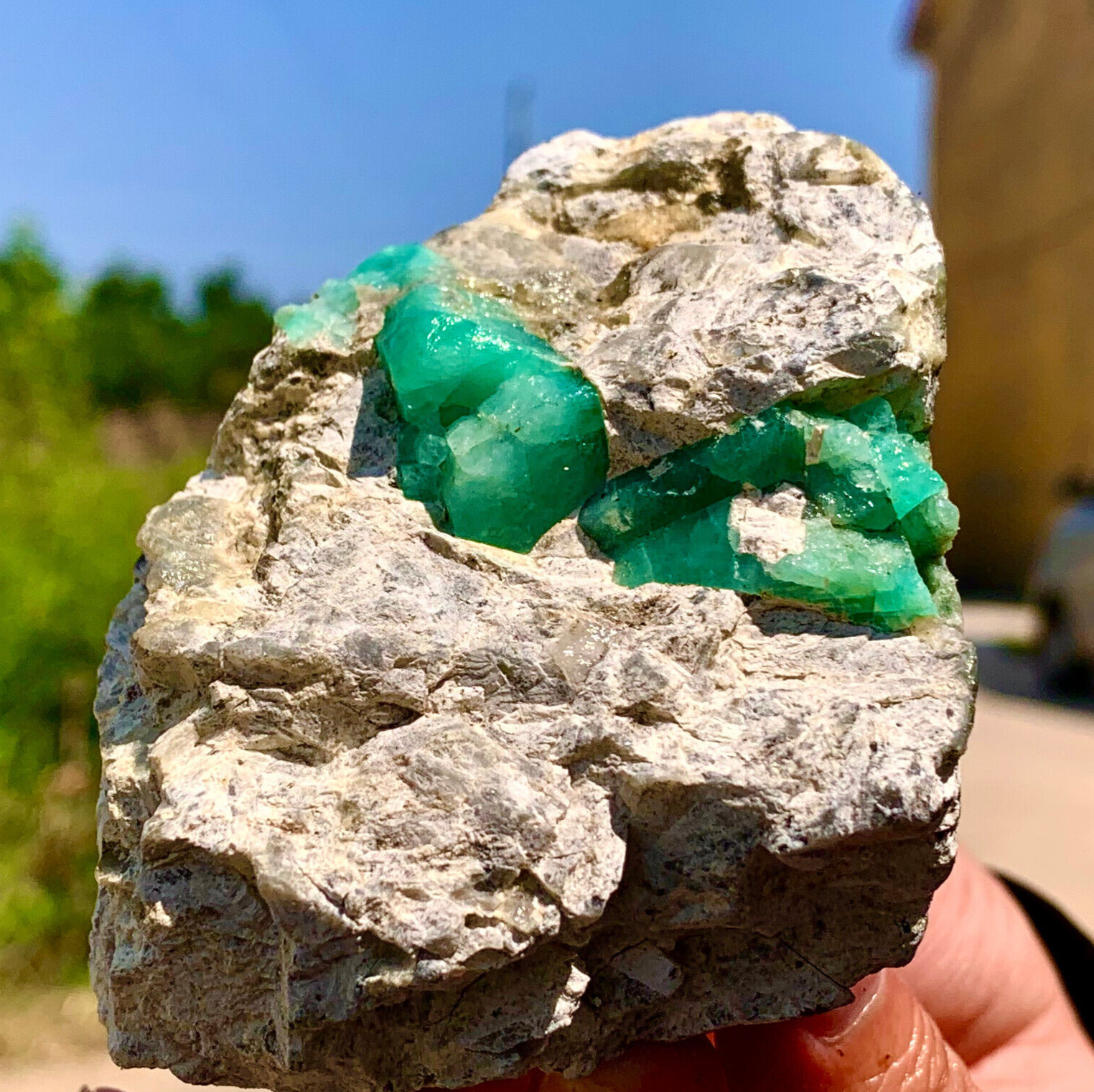 322G Natural Rare Emerald Gem CrystalMineral Specimen/China