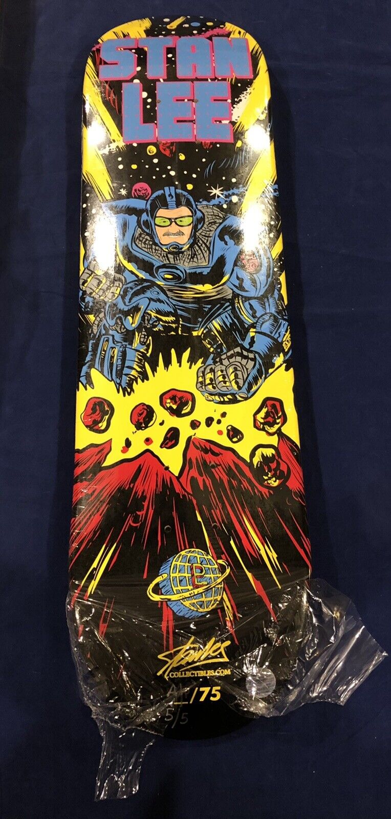 Stan Lee NYCC Skateboard AP #5 of 5 NOT SIGNED by Stan Lee LIMITED TO 75 MARVEL