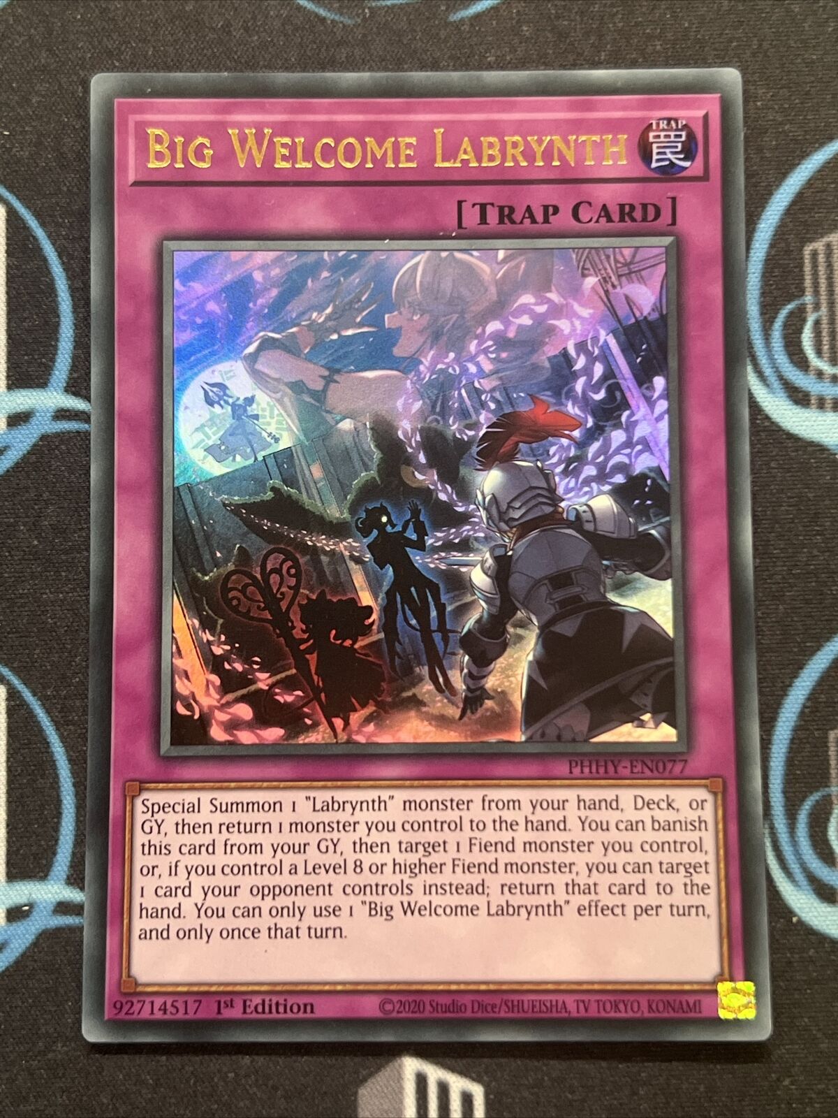 Yugioh Big Welcome Labrynth PHHY-EN077 Ultra Rare 1st Edition NM