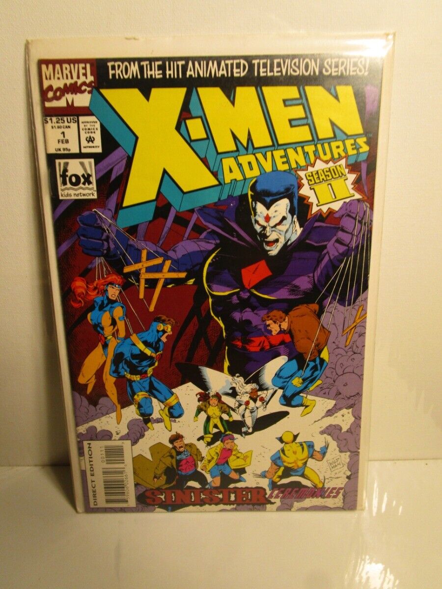 X-Men Adventures #1 Season Two. 1994 Marvel Comics BAGGED BOARDED