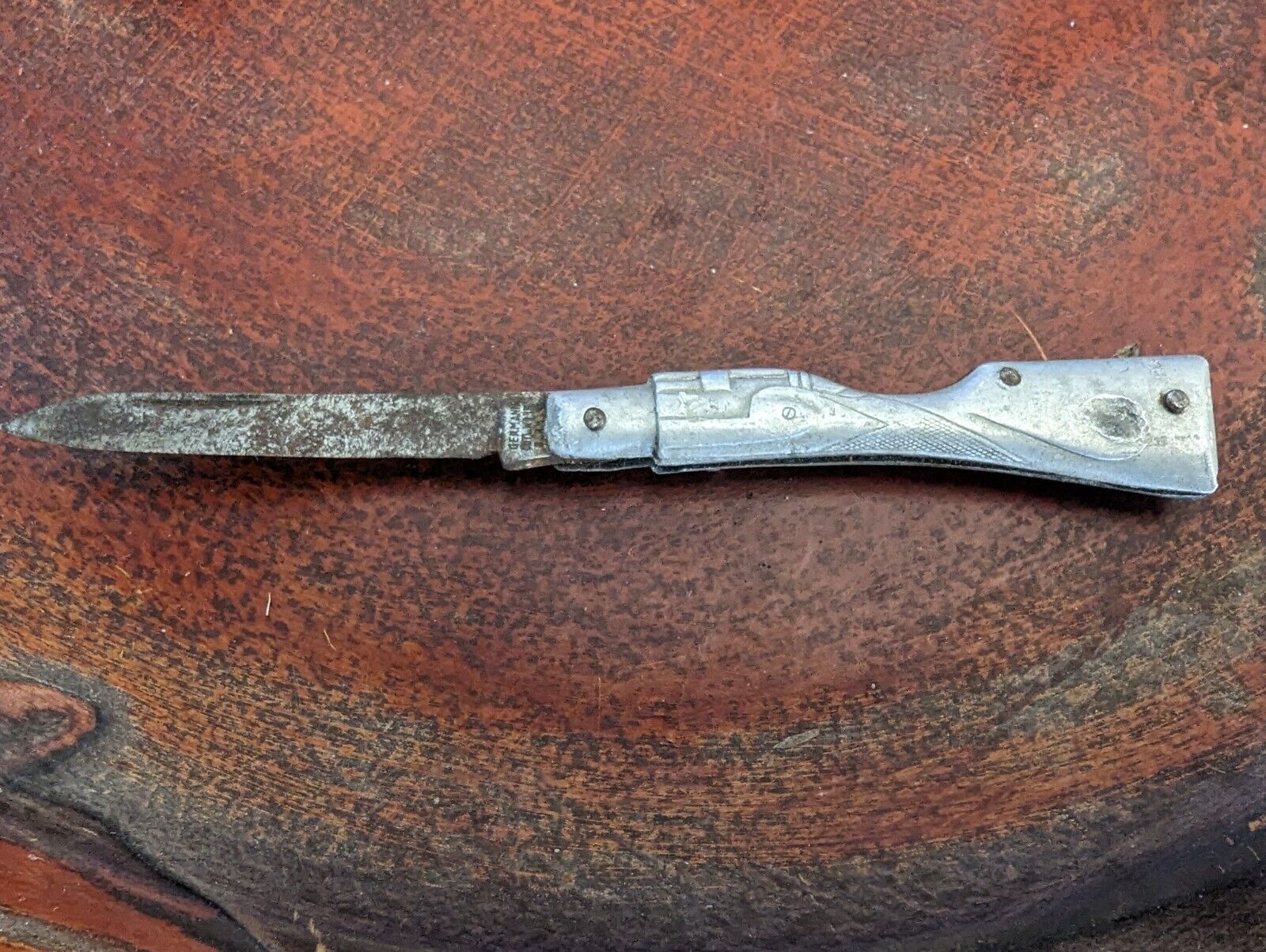 Super Rare Pre WWII Germania Cutlery Works Tiny Rifle Pocket Knife 