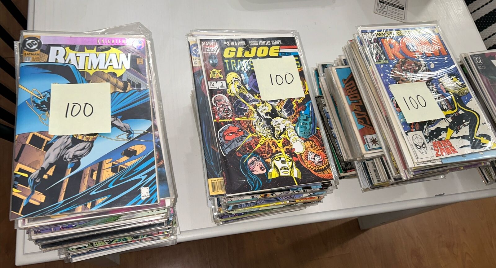 100 Bulk Assorted Comics Lot  Dc/ Marvel/ indies VINTAGE Comic Books FLASH SALE