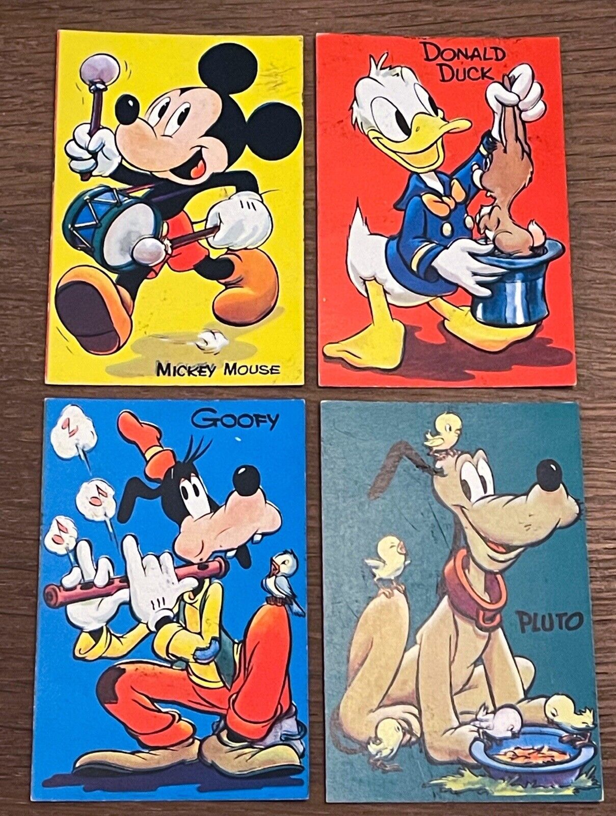 EXTREMELY RARE 1947 WU-PEE DISNEY CARD GAME MICKEY MOUSE CARDS DONALD/GOOFY