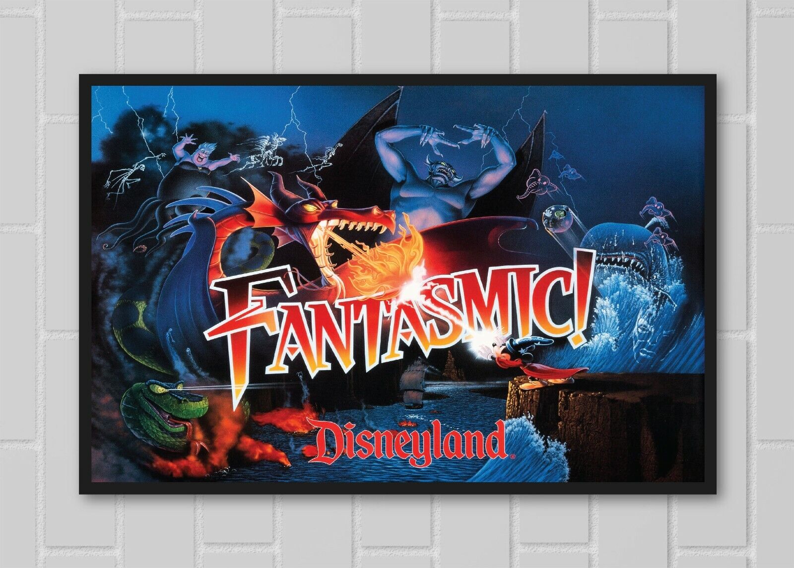 Fantasmic Disneyland Chernabog Show Poster 